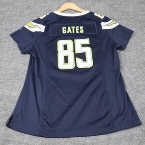 Antonio Gates‎ #85 San Diego Chargers Nike OnField Jersey Navy Blue Women's L